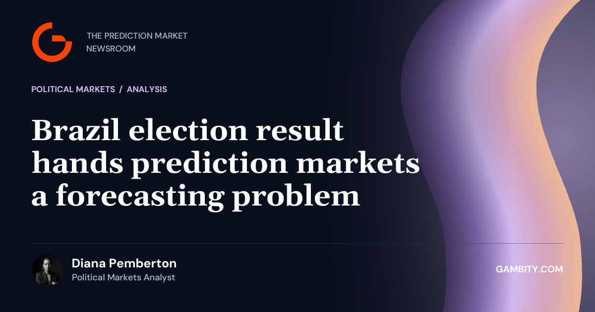 Brazil election result hands prediction markets a forecasting problem ...