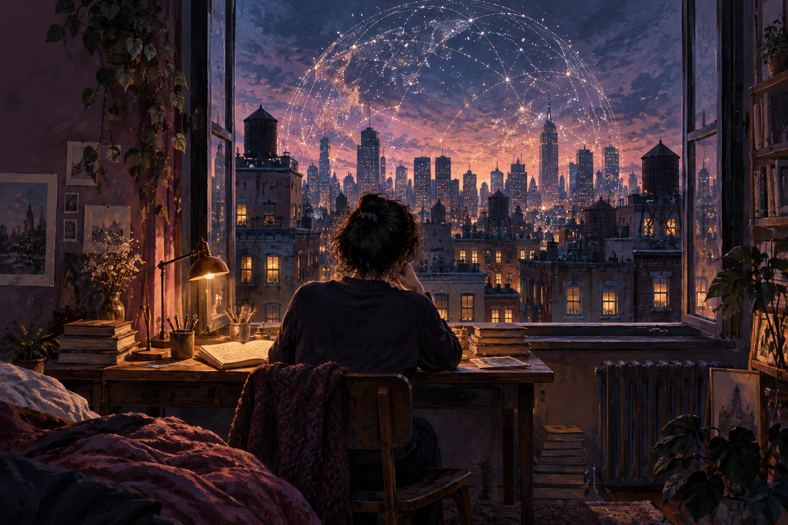 Illustration for the Polymarket story series